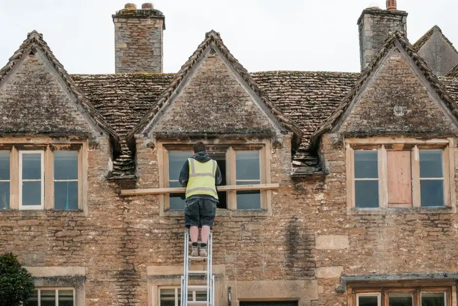 Experienced Chimney repair professionals at work
